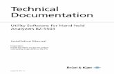 Technical Documentation: Utility Software for hand-held Analyzers … · 2 Utility Software for Hand-held Analyzers BZ-5503 – Installation Manual c) Install the driver for a USB