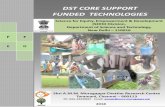 DST CORE SUPPORT FUNDED TECHNOLOGIESBiochar Kiln Kiln for producing biochar by slow pyrolysis of agri waste under low oxygen levels at 300 –350oC Salient features: •Easy to handle