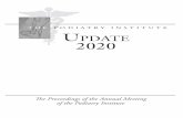 THE PODIATRY INSTITUTE Update 2020 · 2020-03-11 · THE PODIATRY INSTITUTE CONTENTS 1 / The Easy Transmetatarsal Amputation 1 David C. Alder aglund’s Removal Revisited 2 / H 5