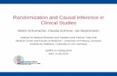 Randomization and Causal Inference in Clinical Studies · 2019-07-17 · Randomization and Causal Inference in Clinical Studies Martin Schumacher, Claudia Schmoor, Jan Beyersmann
