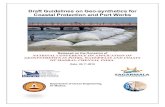 Draft Guidelines on Geo-synthetics for Coastal Protection and …ntcpwc.iitm.ac.in/download.php?name=DraftGuidelinesonGeosynthetics.pdf · for Use of Geosynthetics in Road Pavements