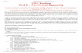 E M C Te s t i n g P a r t 5 – C o n d u ... - EMC FastPass · This is the fifth in a series of seven bimonthly articles on ‘doityourself’ electromagnetic compatibility (EMC)