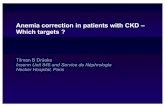 Anemia correction in patients with CKD – Which targetsnephro-necker.org/pdf/2008/Drueke.pdf · Anemia correction in patients with CKD – Which targets ? Tilman B Drüeke Inserm