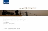 ADB Economics Working Paper Series...ADB Economics Working Paper Series No. 307 Tracking the Middle-Income Trap: What is It, Who is in It, and Why? Part 2 Jesus Felipe March 2012 Jesus