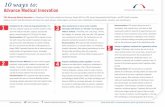 10 ways to - Bipartisan Policy Center · 10 6 10 7 7 Utilize real-world evidence for pre- and post-market activities. Using real-world evidence drawn from claims and clinical and