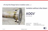 AOGV - Isolation without Shut Down · 2019-04-30 · Repair Clamps SubSea & Topside • Design, manufacturing and delivery (EPCI) of specialized clamp solutions, subsea and topside