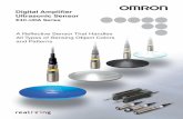 Digital Amplifier Ultrasonic Sensor Digital Amplifier Ultrasonic Sensor E4C-UDA Compact, Cylindrical