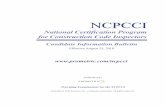 National Certification Program for Construction Code ... · Exam Registration Form 27. ABOUT THE NCPCCI EXAMS 1 Introduction The National Certification Program for Co nstruction Code