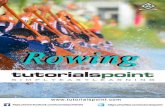 About the Tutorial · Cambridge University organized boat racing for the first time. Sculling and sweep oars were the two earlier categories. Men’s rowing competition was present