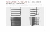 BOLTED ANGLE SHELVING - Shelving & Racking Systems ... Angle Shelving Galvanised... BOLTED ANGLE SHELVING
