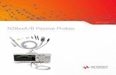 N28xxA/B Passive Probes · 2019-12-04 · Find us at Page 2 Introduction The Keysight N28xxA/B low-cost, general-purpose passive probes provide up to 500 MHz bandwidth and feature