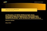 A Review of ETS Differential Item Functioning Assessment … · A Review of ETS Differential Item Functioning Assessment Procedures: Flagging Rules, Minimum Sample Size Requirements,