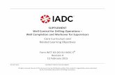 SUPPLEMENT Well Control for Drilling Operations – Well ... · SUPPLEMENT: Well Completion & Workover for Supervisors of Drilling Operations SUPPLEMENT: Well Completions and Workover