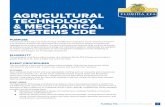 AGRICULTURAL TECHNOLOGY & MECHANICAL SYSTEMS CDE · AgriculturAl technology And MechAnicAl SySteMS cde loridA A COMPETITIVE EVENT GUIDE 52 Conduct a pre-operation inspection of a