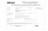 IECEx Certificate of Conformity · 2020-02-27 · 1. This certificate and schedule may only be reproduced in full. 2. This certificate is not transferable and remains the property