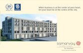 samanvaypark.insamanvaypark.in/wp-content/uploads/2018/05/Samanvay...Samanvay has offices starting from 450 sq. ft. to 12,000 sq. ft., suitable to meet your specific requirements.
