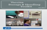 Vaccine Storage and Handling Toolkit - MicroDAQ.com · 2 . Gazmararian JA, Oster NV, Green DC, Schuessler L, Howell K, et al .Vaccine storage practices in primary care physician offices: