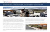 OFFICE OF U.S. FOREIGN DISASTER ASSISTANCE (USAID/OFDA) · transport food and emergency supplies to affected indigenous ... USAID/OFDA provided financial support for eight hours of