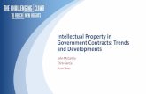 Intellectual Property in Government Contracts: Trends and ... · – The CO had a duty to inquire about those license terms and failure to do so imputed knowledge of the terms on