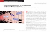 Theoretical Foundations of Deep Learning via Sparse ...sparse modeling, tying this to the realm of deep learning, just as promised. Before we start our journey, a few comments are