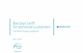 PMS ??? Colours Barclays tariff JOB LOCATION: …...Account, Premier Current Account, Barclays Basic Current Account, Student Additions or Higher Education Account to get the features