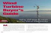 Wind Turbine Buyers wind turbine. The farther above these obstructions your wind turbine is, the more