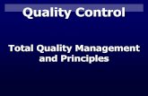 Total Quality Management and Principles. Mahmoud Chapter 2 Total...Total Quality Management (TQM) is the application of quantitative methods and human resources to improve all the