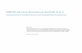 EMC® Service Assurance Suite® 9.4 · EMC Service Assurance Suite 9.4.2 SolutionPack Performance and Scalability Guidelines 5 1 Overview The guidelines for an optimized performance