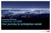 Yammer at ABB - download.microsoft.comdownload.microsoft.com/.../20140312_Vallieres_Yammer_ABB_Microsoft.pdfMar 12, 2014  · ABB in 2013 Engaged ABB in 2014 Embedded ABB in 2015 Network