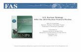 U.S. Nuclear Strategy After the 2010 Nuclear Posture Review · U.S. Nuclear Strategy After the 2010 Nuclear Posture Review Hans M. Kristensen Director, Nuclear Information Project