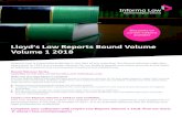 Lloyd’s Law Reports Bound Volume Volume 1 2018/media/informa-shop...Lloyd’s Law Reports Volume 1 2018 is now available. This new volume features analysis and verbatim text of the