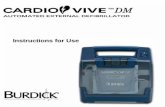 Instructions for Use - Cardiac Science · The AED is protected against the effects of splashing water in accordance with IEC 60529. Classified by ETL Semko with respect to electric