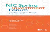 2017NIC Spring Investment Forum · Medicare Fee-for-Service Payments Linked to Quality or Value 5% 20 6 Medicare Payments Now Tied to Alternative Payment Models Accountable Care Organizations