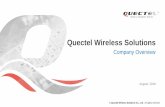Quectel Wireless Solutions - TOP-electronicstop-electronics.com/userfiles/QuectelCompanyOverviewENV4... · 2018-09-06 · of wireless modules since its establishment in 2010. Quectel
