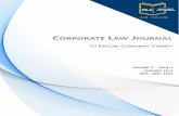 VOLUME 2 ISSUE 1 - Corporate Law Journal · 2019-04-06 · DR. CS MAMTA BINANI . Former President of ICSI Corporate Law Journal after successful publication of two issues releasing