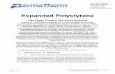 Expanded Polystyrene...that PermaTherm EPS does not contribute to problematic ozone even at ground levels. Styrene is a naturally occurring substance that has been known since the