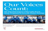 Our Voices Count - National Endowment for the ArtsOur Voices Count: The Potential Impact of Strength-Based Music Programs in Juvenile Justice Settings Research conducted in partnership