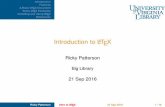 Introduction to LaTeX - University of Virginiastatic.lib.virginia.edu/.../Intro2LaTeXFall2016.pdf · 2016-09-21 · Introduction Features A Basic LATEX Document Some LATEX Examples