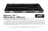 assets.peavey.comThe input gain control of the Mark IV'" Monitor utilizes a dual control element configuration so that input attenuation and gain adjustment occur simultaneously. This