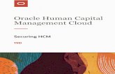 Management Cloud Oracle Human Capital · 2019-09-25 · Role-Based Security ... FAQs for Working with the Bridge for Microsoft Active Directory ..... 66. Oracle Human Capital Management