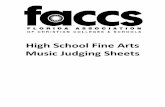 High School Fine Arts Music Judging Sheets.… · 2020-01-17 · TECHNIQUE. Fingerings Precision and clarity / 10 INTERPRETATION. Phrasing Expression Tempo Style / 10 MUSICIANSHIP.