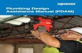 Plumbing Design Assistance Manual PDAM - SUPPLY.com · Plumbing Design Assistance Manual l Chapter 1 – Uponor PEX properties l 1 Chapter 1: Uponor PEX properties Uponor PEX properties