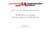 TWIN CAM INSTRUCTIONS - Axtell Sales00 1 1 twin cam instructions axtell sales 1424 maury st des moines, iowa 50317 515.243.2518 realpowr@axtellsales.com home of real world power