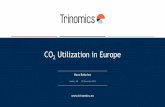 CO2 Utilization in Europe8cddfe9a482e48068914... · Utilization is Required - We can’t make our plastics from fossil forever - We do need to stabilize our new intermittant sustainable