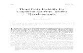 Third Party Liability for Corporate Activity: Recent ...classic.austlii.edu.au/au/journals/UWALawRw/1996/17.pdf · Liability for torts and equitable obligations will be ... For discus~ion