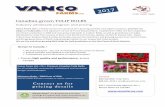 Canadian grown TULIP BULBS - Vanco Farms Ltd.vancofarms.com/.../2017/09/2017-Variety-List-Catalog-WEB.pdf · 2019-06-28 · Vanco arms Ltd is a family owned and operated farm growing