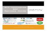 All-Inclusive ERP Reviews Guide - Datix...2500 companies running ERP said their system was “adequate” or “basic.” The study further reported users want more flexible and accessible
