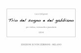 Trio sogno e gabbiano - copertina · Trio del sogno e del gabbiano per violino, violoncello e pianoforte (2014) EDIZIONI SUVINI ZERBONI - MILANO. ... Before the beginning of the piece,