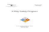 X-Ray Safety Program - Virginia Tech...Radiation Safety Officer The Radiation Safety Officer (RSO), a staff member of EHS, who by reason of education, training, and experience, is