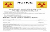 NO EATING, SMOKING, DRINKING, OR APPLYING COSMETICS · The following documents are available for review by contacting the garrison or command radiation safety officer (RSO) or the